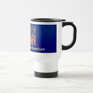 Caneca de viagem americana do orgulho