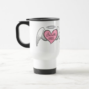 Caneca de Viagem Anjo da Terra – Asas, Coração & H