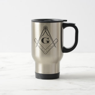 Caneca de viagem ao quadrado e à deriva