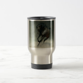 Caneca de viagem árabe preta