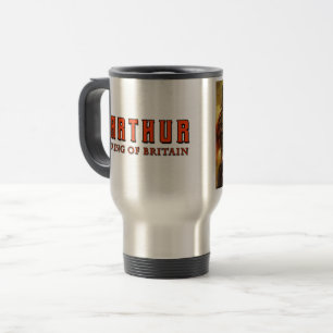 caneca de viagem Arthur King da Grã-Bretanha