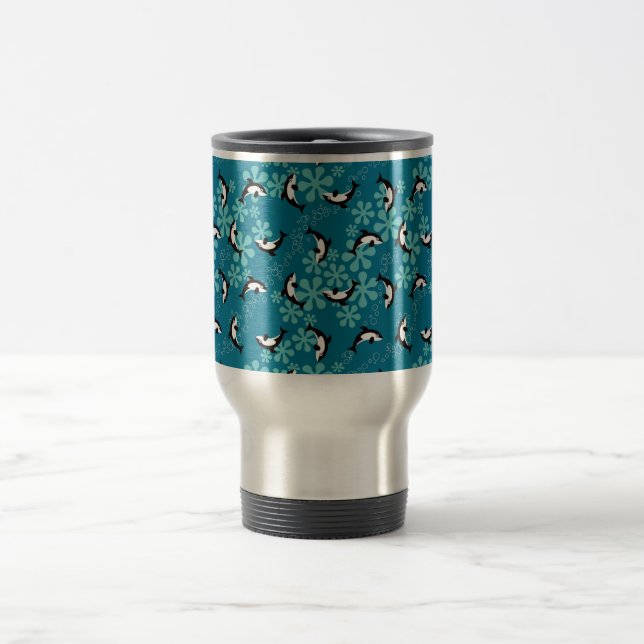 Caneca de Viagem Baleia Orca (Centro)
