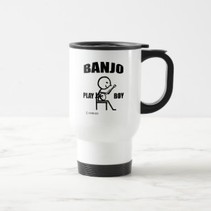 Caneca de viagem Banjo Play Girl