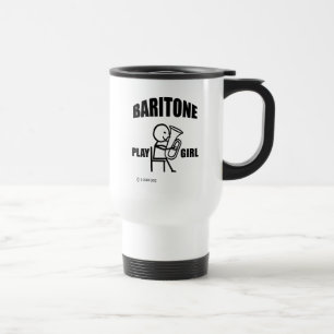 Caneca de viagem Baritone Play Girl