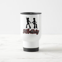 caneca de viagem bebê dos anos 70