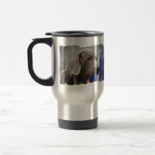 Caneca de viagem bonito de Weimaraner