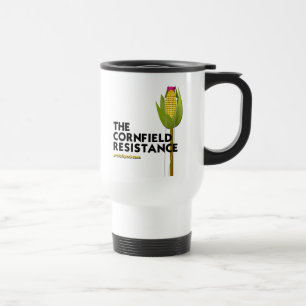 Caneca de viagem branca - a resistência do campo
