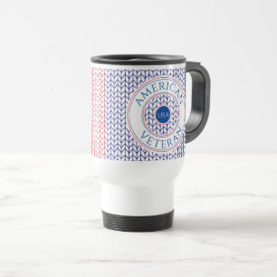 CANECA DE VIAGEM BRANCA DE VETERANO AMERICANO