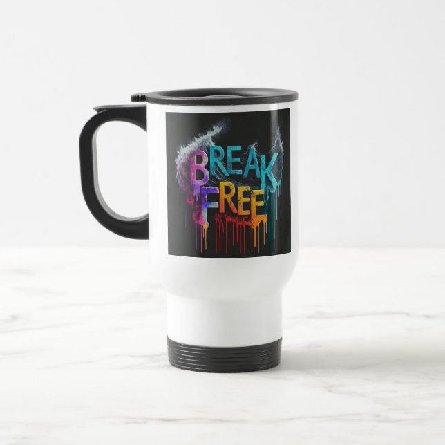 caneca de viagem "Break Free" (Esquerda)