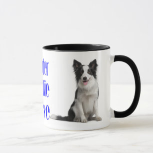 Caneca de Viagem Cachorro Border Collie Azul de Am