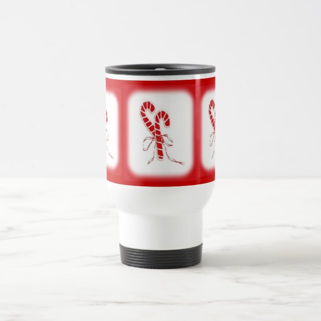 Caneca de viagem Candy Cane (Centro)