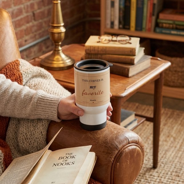 Caneca de Viagem Canto Cozy de Leitura 450ml (Criador carregado)