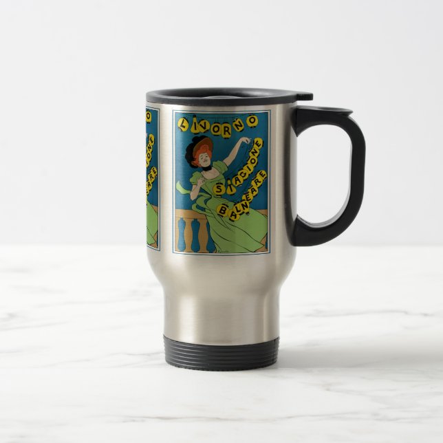 Caneca de viagem: Cappiello - Novita por Signora (Direita)