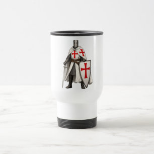 Caneca de Viagem Cavaleiro Templário Cruzado