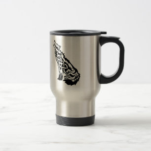 Caneca de viagem Celtic Wolf