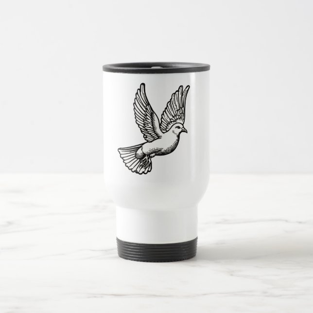 Caneca de Viagem Christian Dove (Centro)