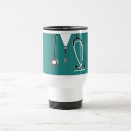 Caneca de viagem colecionável de enfermeira person