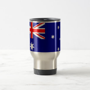 Caneca de viagem com a bandeira de Austrália