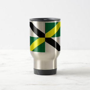 Caneca de viagem com a bandeira de Monterey,