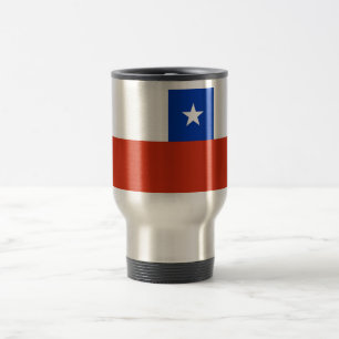 Caneca de viagem com a bandeira do Chile