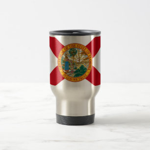 Caneca de viagem com a bandeira do estado de