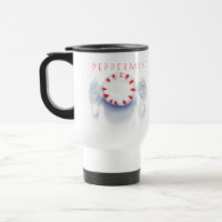 CANECA DE VIAGEM COM BALA DE HORTELÃ + Texto
