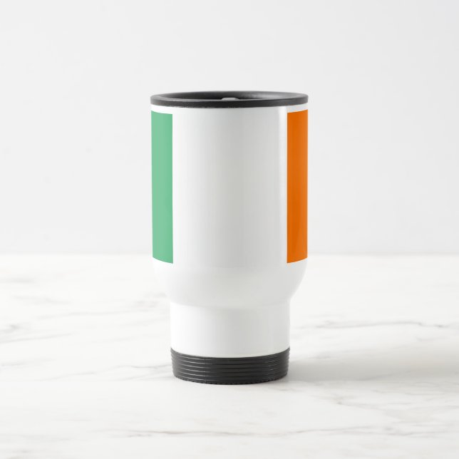 Caneca de viagem com Bandeira da Irlanda (Centro)