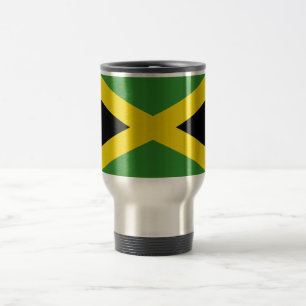 Caneca de viagem com bandeira da Jamaica
