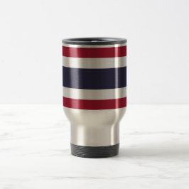 Caneca de Viagem com Bandeira da Tailândia