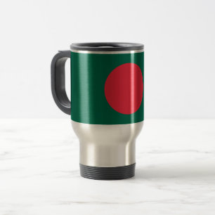 Caneca de viagem com Bandeira de Bangladesh
