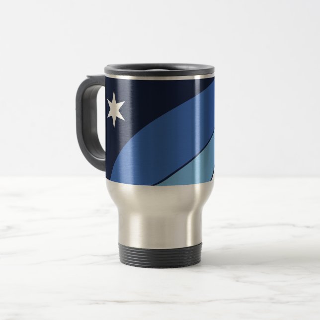 Caneca de viagem com Bandeira de Colúmbia, Carolin (Frente Esquerda)