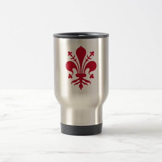 Caneca de viagem com Bandeira de Florença, Itália (Centro)