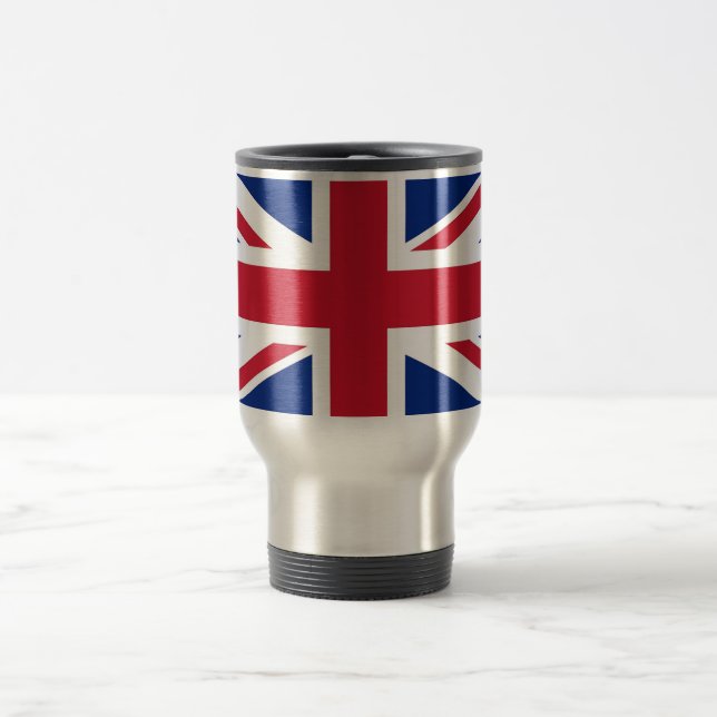 Caneca de viagem com bandeira do Reino Unido (Centro)