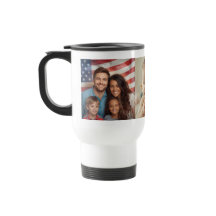 Caneca de Viagem com Colagem de Fotos Personalizad
