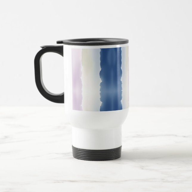 Caneca de Viagem com Degradê Suave e Bordas Rasgad (Esquerda)