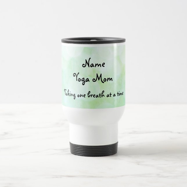 Caneca de Viagem com design de Ioga Mãe (Centro)