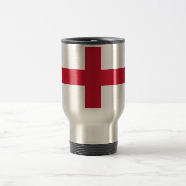 Caneca de viagem com Flag of England (Centro)