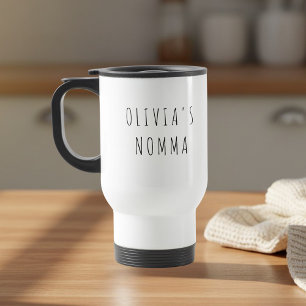 Caneca de Viagem com Foto da Vovó Personalizada
