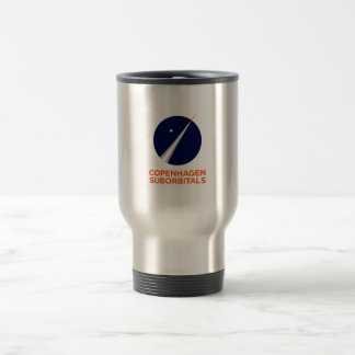 Caneca de viagem com logotipo de Copenhaga