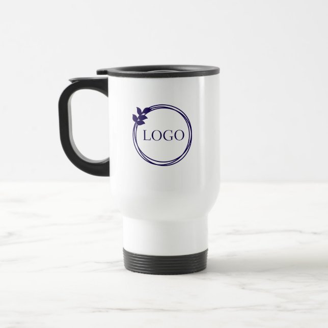 Caneca de viagem com logotipo ou pic (Esquerda)