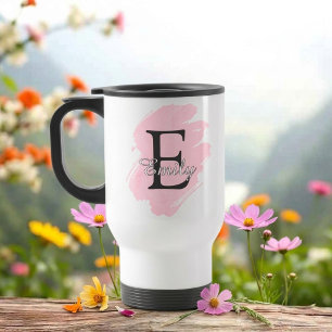 Caneca de Viagem com Monograma Personalizável e Ac