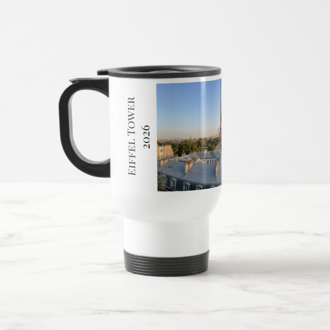 Caneca de viagem com panorama personalizado do céu (Esquerda)