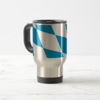 Caneca de viagem com pavilhão da Baviera, Alemanha