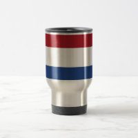 Caneca de viagem com pavilhão dos Países Baixos