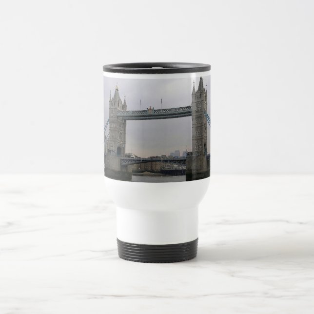 Caneca de viagem com Ponte Torre sobre o rio Tamis (Centro)