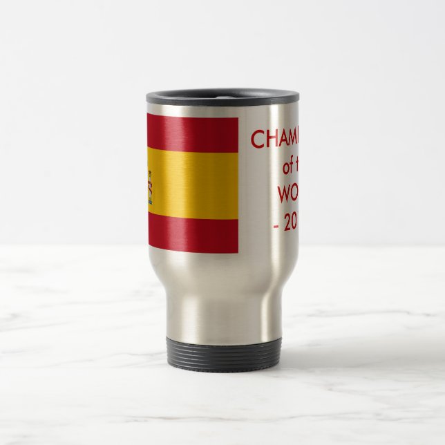 Caneca de viagem com Sinalizador de Espanha (Centro)
