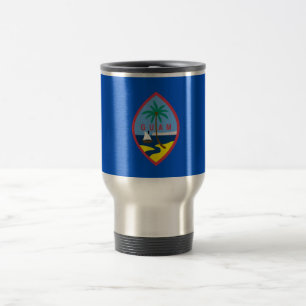 Caneca de viagem com Sinalizador de Guam - EUA