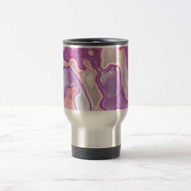 Caneca de viagem cor-de-rosa de Camo (Centro)