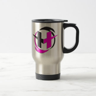 Caneca de viagem cor-de-rosa de THT
