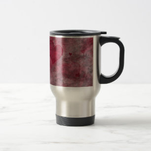 caneca de viagem "Corações"
